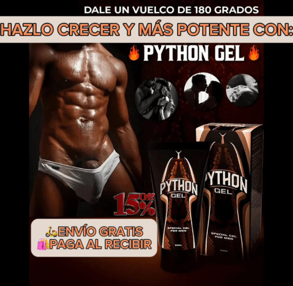 Pithon Gel – Potencia y tamaño natural