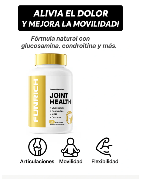 FUNRICH – Suplemento natural para la salud articular.