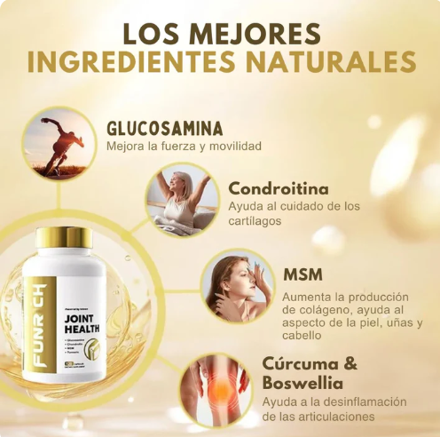 FUNRICH – Suplemento natural para la salud articular.