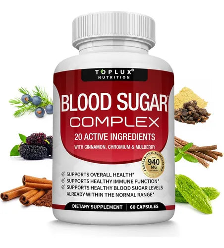 Blood Sugar complex: Mantén tu Glucosa Estable y Apoya la Salud del Páncreas