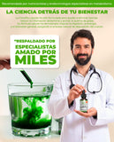 CLOROFILA LIQUIDA - Desintoxicación, limpieza, Piel radiante y abdomen plano.
