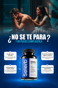 SELERB NAD+ Avanzado en Cápsulas para Hombres – Energía, Circulación y Vitalidad